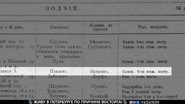 Бывший доходный дом егорьевской мещанки Татьяны Петровны Павловой на Конной улице в Санкт-Петербург смотреть онлайн