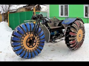трёх колёсный вездеход - полный привод