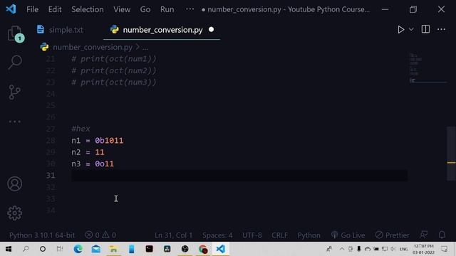 [4k] Number System Conversion & Basics of Data Types | Python | CodeWithDevops смотреть онлайн