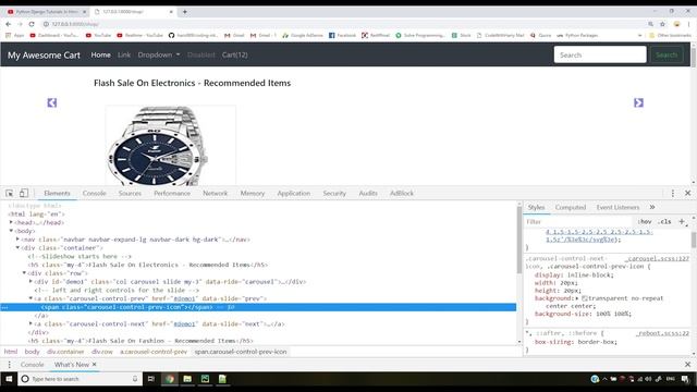 Adding Bootstrap Row & Some CSS | Python Django Tutorials In Hindi #39 смотреть онлайн