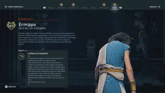 Assassin's Creed: Odyssey PS4 Storia (Alexios) - Missione Odissea - Gli Occhi di Cosmos смотреть онлайн