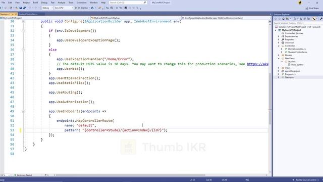 Change Default Start Page (Views or Razor) of ASP.NET Core Project смотреть онлайн