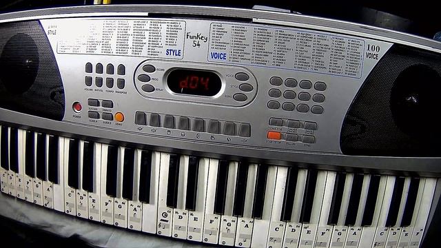 FunKey 54 Keyboard - DEMO songs смотреть онлайн