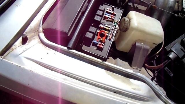 Ставим тумблер для принудительного включения мотора вентилятора в системе охлаждения ДВС ВАЗ 2107 смотреть онлайн