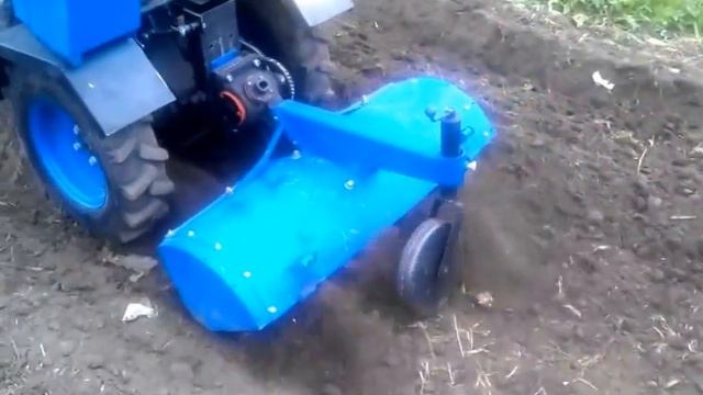 Garden Scout MT12DE + почвофреза (минитрактор) смотреть онлайн