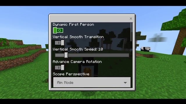Dynamic Third Person Camera  Should surfing camera?  1.20   MINECRAFT BEDROCK
