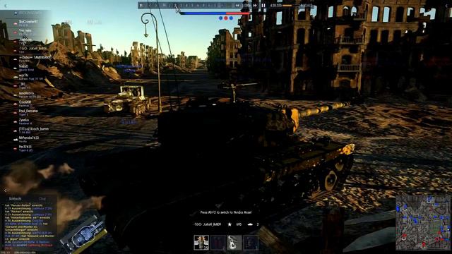 WARTHUNDER GF 02[EN][HD] - T-29 skin of Tiger_VI in Advance to the Rhine смотреть онлайн