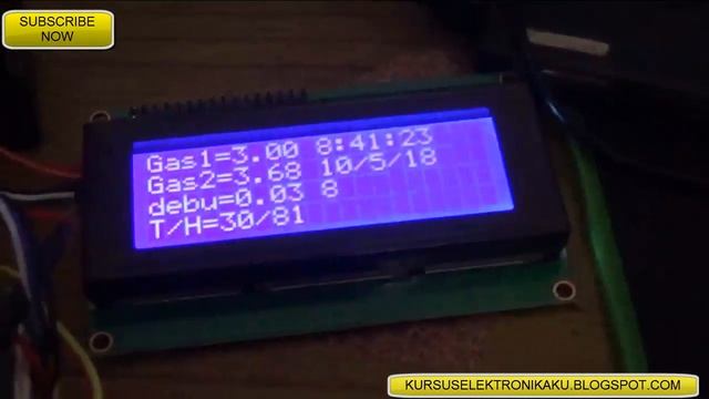 Arduino Monitoring GAS DEBU POLUSI SUHU Kelembaban data logger sd card DHT22 смотреть онлайн