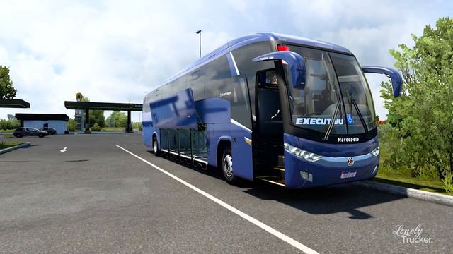 euro truck simulator 2 1 48 !! Mods Marco polo G7 Bus !! Brazil map....ets2 mode world truck sim смотреть онлайн