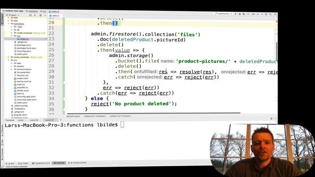 Advanced Web Apps 2019 Firebase Functions | S2P15 | Async Await to make code more readable смотреть онлайн