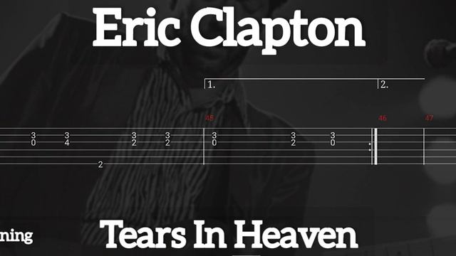 Eric Clapton - Tears In Heaven ( Tab Guitar )