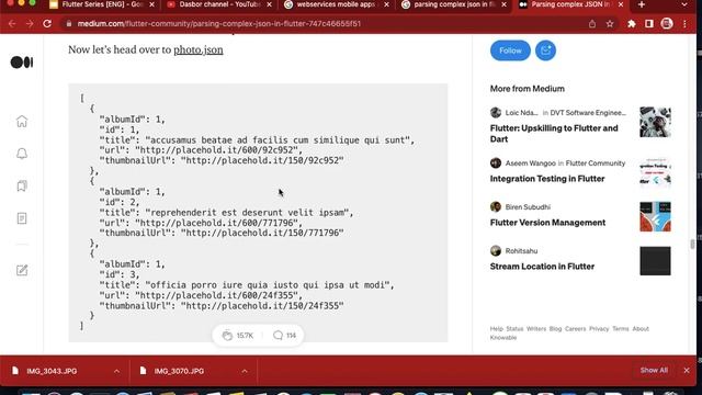 Flutter Hero #3 Webservices, JSON Data and Model Class Flutter смотреть онлайн