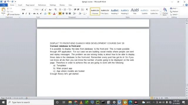 2022 10 16 22h17m59s How To Create Django Project, Apps and Connect Backend To Frontend m смотреть онлайн