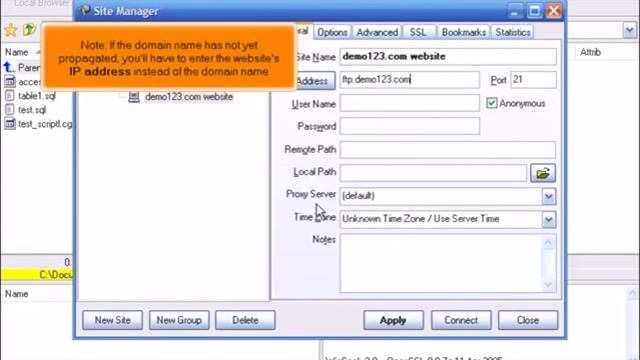 8) Configuring your website in FlashFXP by Gecko Websites смотреть онлайн