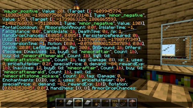 Интересные NBT тэги жителей | #minecraft смотреть онлайн