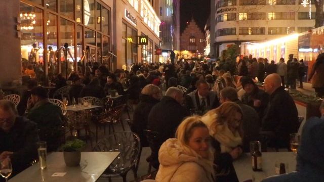 A Look At Leicester Square On A Saturday Night, London