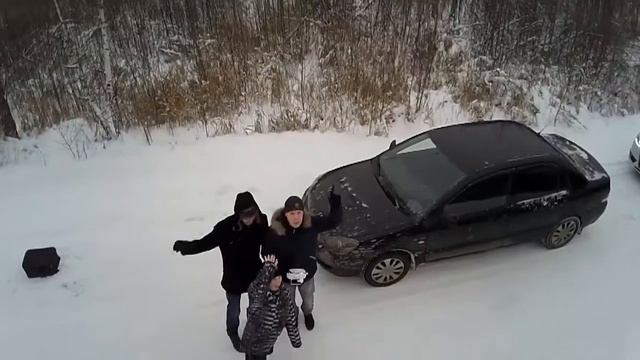 Mitsubishi Colt Зимние покатушки