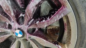 Очистка дисков от металлических вкрарлений, химия от компании Shine Systems IronOff