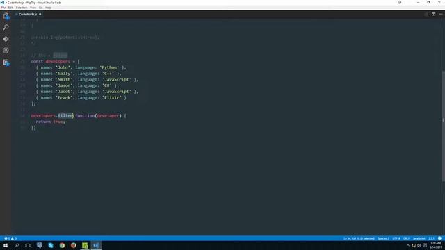 JavaScript ES6 Series #4 - filter Helper смотреть онлайн