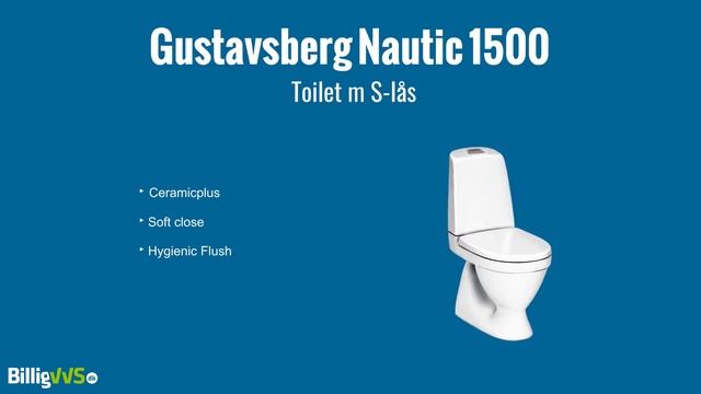 Gustavsberg Nautic 1500 Toilet смотреть онлайн