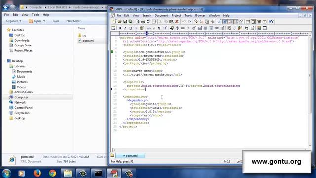 Maven Tutorials 04 How to use Maven 02 understanding pom xml in detail and some more смотреть онлайн