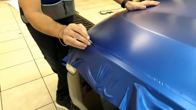 Оклейка автомобиля виниловой пленкой! смотреть онлайн