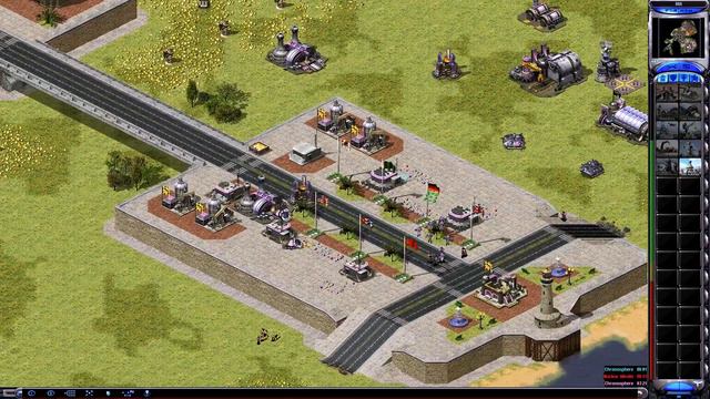 4v4 Match on Clover - Command & Conquer Red Alert 2 Online Multiplayer смотреть онлайн