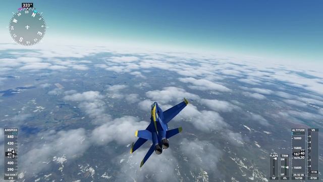 Истребитель FA-18 Hornet в Microsoft Flight Simulator смотреть онлайн