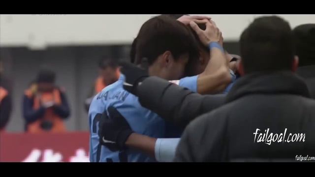 Luis Fabiano debut goal Qingdao Huanghai VS Tianjin Quanjian 中甲联赛 China League смотреть онлайн