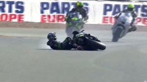МОТО СПОРТ / ПАДЕНИЕ МОТОЦИКЛИСТОВ / MOTO GP