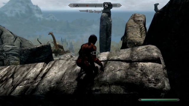 Skyrim: Assassinate an Elder Dragon смотреть онлайн