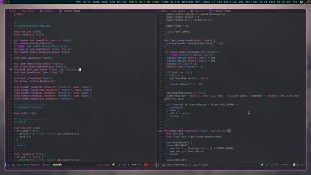 Snake in C (ft. SDL2) – 6/10 смотреть онлайн