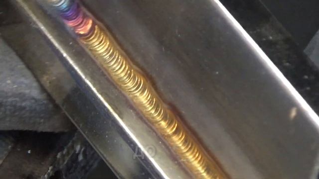 Заполировать шов на нержавейке. Легко!