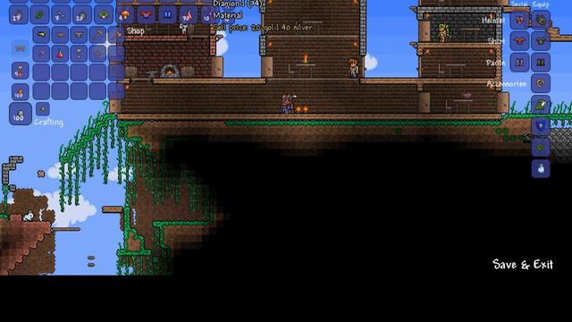 terraria: shit load of diamonds смотреть онлайн