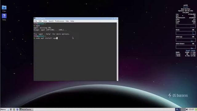 How to install wget on antiX 21 Based on Debian Linux смотреть онлайн