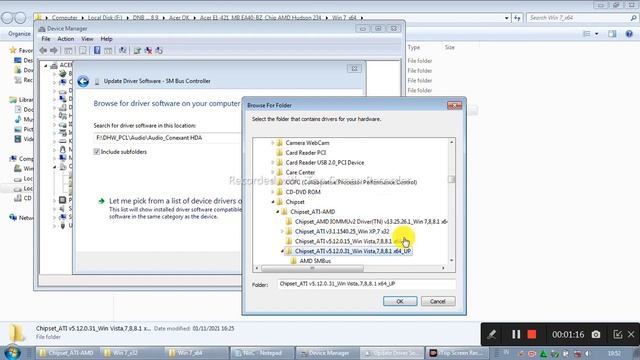 Cara install update driver SM BUS CONTROLLER (chipset AMD SMBus) di Windows 7/8/10/11. смотреть онлайн
