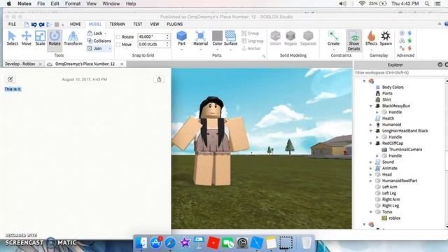 ROBLOX: How to make your rotate and move tool smooth смотреть онлайн
