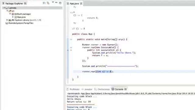 Lambda Expressions in Java - What's New in Java 8 Part 1 смотреть онлайн