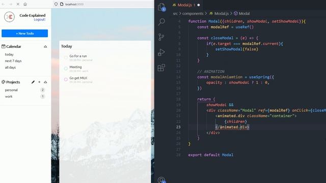 Build a TODO app with React and Firebase • Animations With React Spring • PART 24 смотреть онлайн