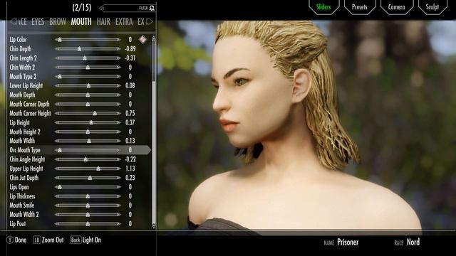 【Skyrim Special Edition】 Character Creation【Nord Female】#Skyrim #SkyrimSE #SkyrimSpecialEdition