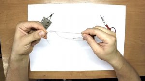 Фидерный монтаж Симметричная петля.  Symmetrical loop feeder.