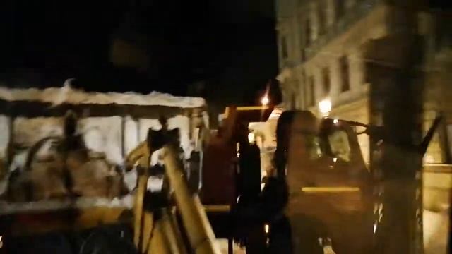 Работа на эксковаторе-погрузчике зима 2019 смотреть онлайн