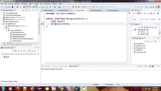 Default and static method Practical 6 смотреть онлайн