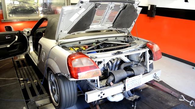 2001 Toyota MR2 Spyder - 2ZZ-GE Swap - 181.32whp/132.42 смотреть онлайн