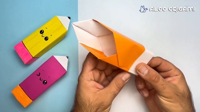 Origami Paper Pencil Box смотреть онлайн