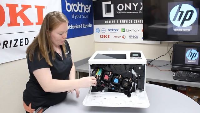 HP Color LaserJet Enterprise M553 0 | Onyx Imaging | Tulsa Printer Repair | Replace Your Toner смотреть онлайн