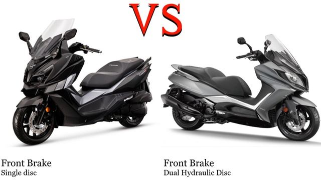 Sym Cruisym 250 vs Kymco Downtown 350i Test specification comparison смотреть онлайн