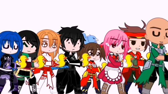 Saoif sword art online {Gacha Club} Duck Danec Meme смотреть онлайн