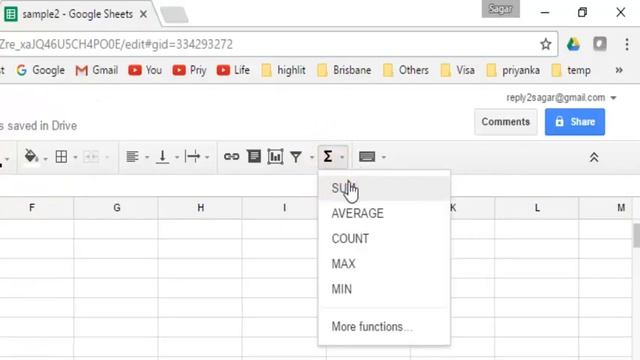 How to add up a column in Google spreadsheet смотреть онлайн