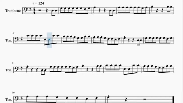Trombone Sheet Music: How to play If You're Happy And You Know It by Nursery Rhymes смотреть онлайн
